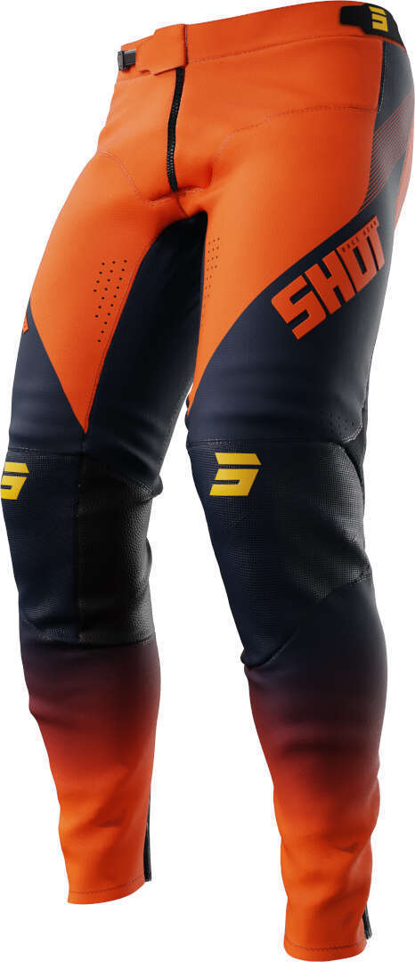 Shot Aerolite Honor Motocross bukser orange/sort 34 Figur 1