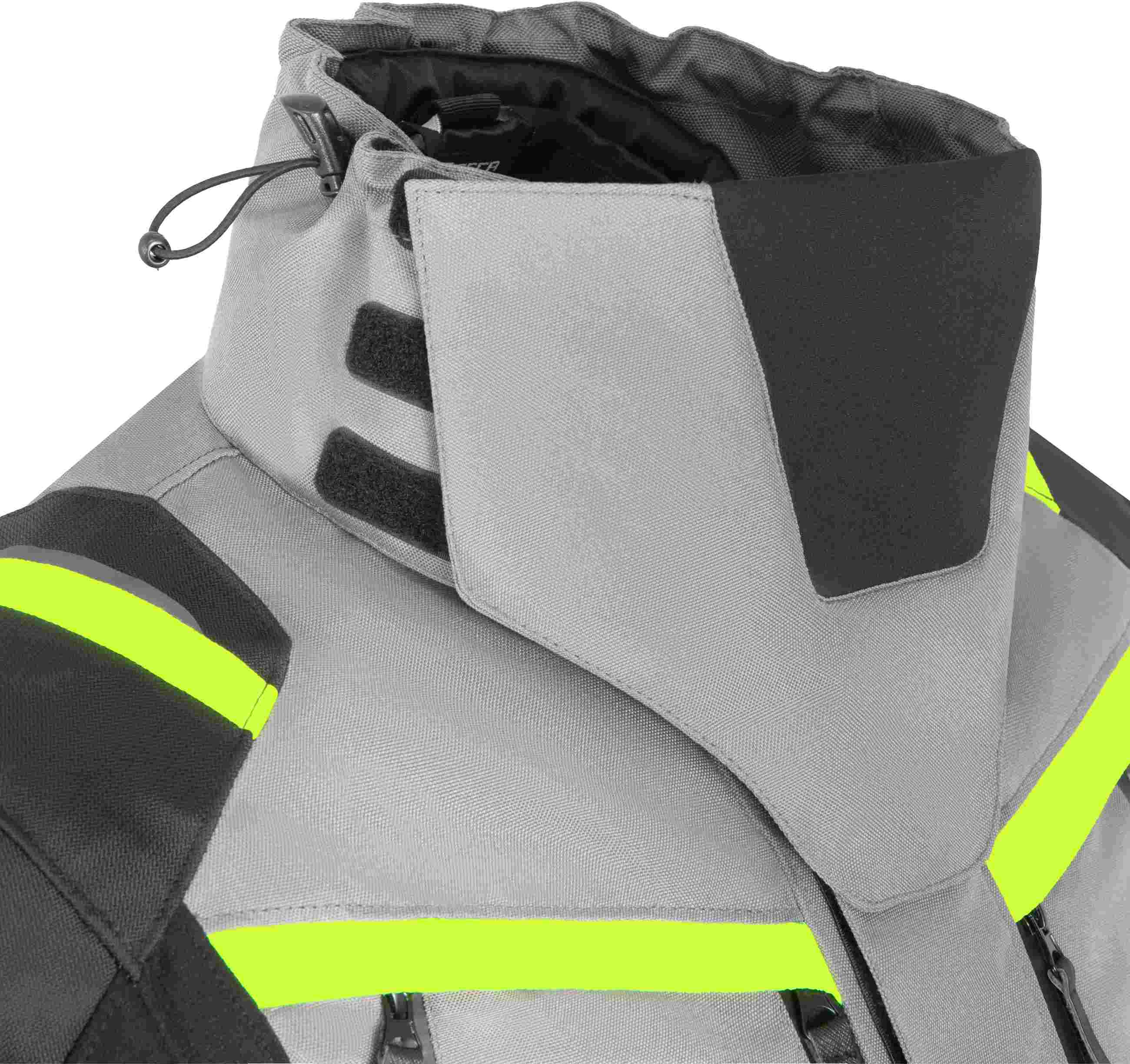Seca Arrakis III waterproof Motorcycle Textile Jacket grey/black/yellow L Figure 7