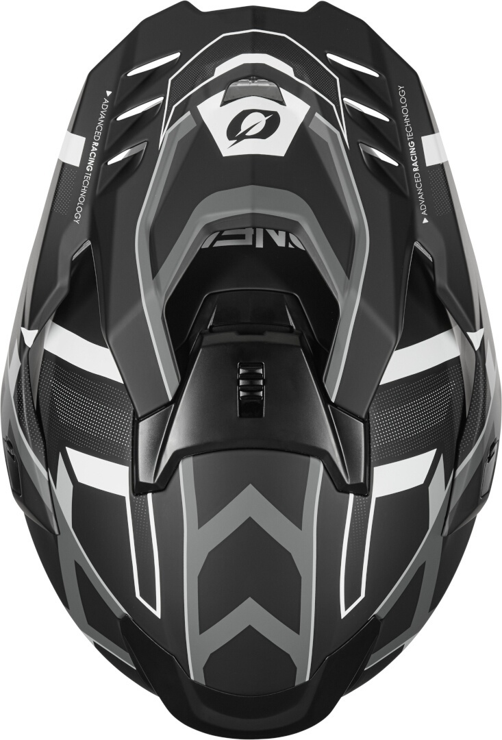 Oneal D-SRS Square V.25 Cască de motocross Negru mat/gri/alb M Figura 9