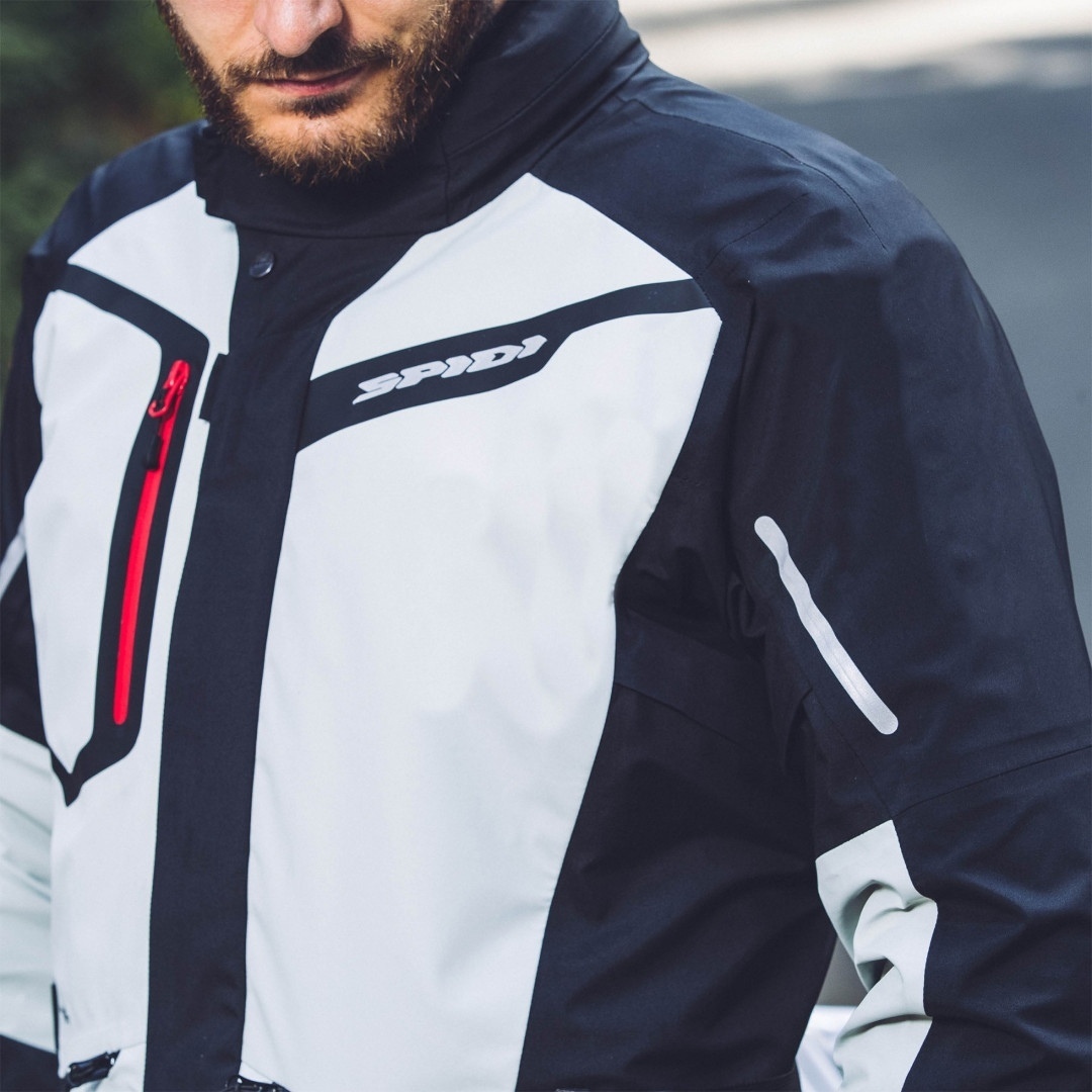 Spidi Mission-T H2Out Step-InArmor Veste textile de moto noir/gris XL Figure 6