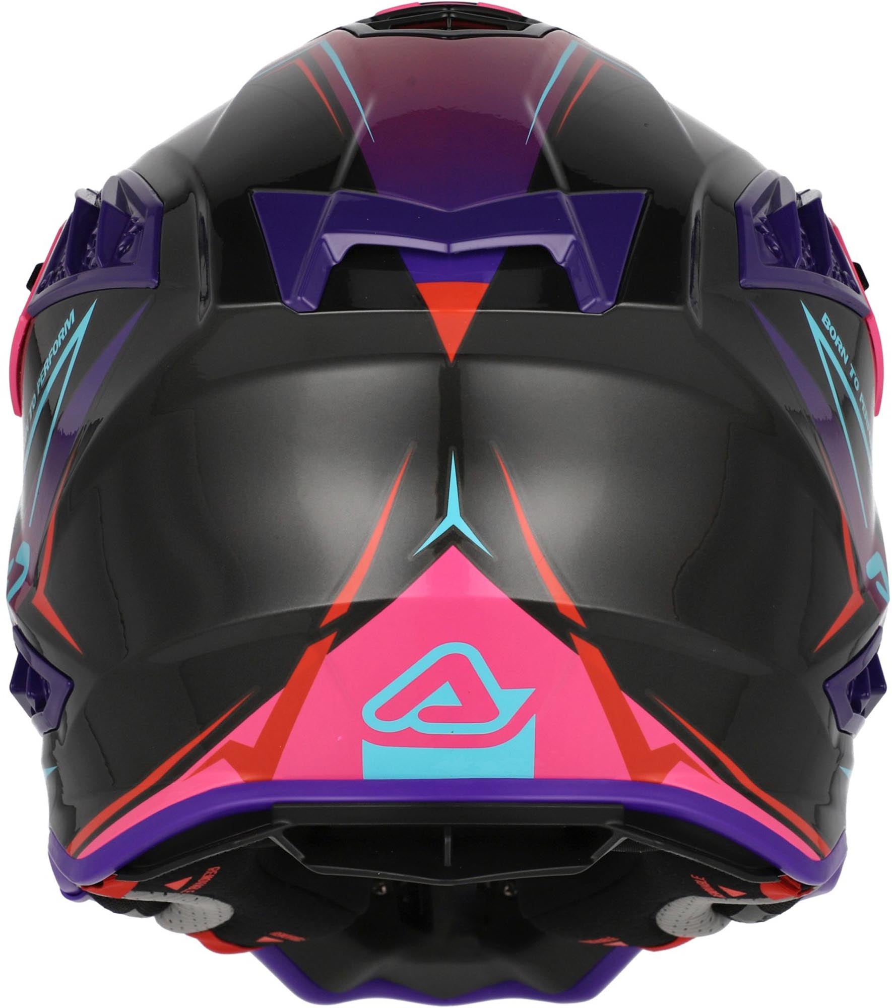 Acerbis Airstrike-X Graphic Casco da motocross nero/viola/rosa S (55/56) Figura 6
