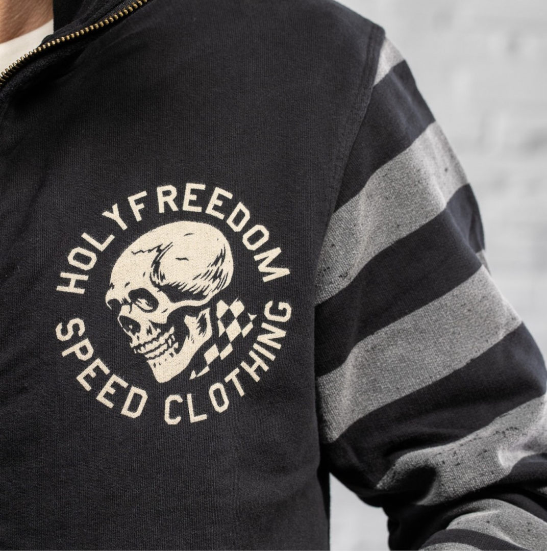 HolyFreedom Skull Sweat Jacket M Figure 7