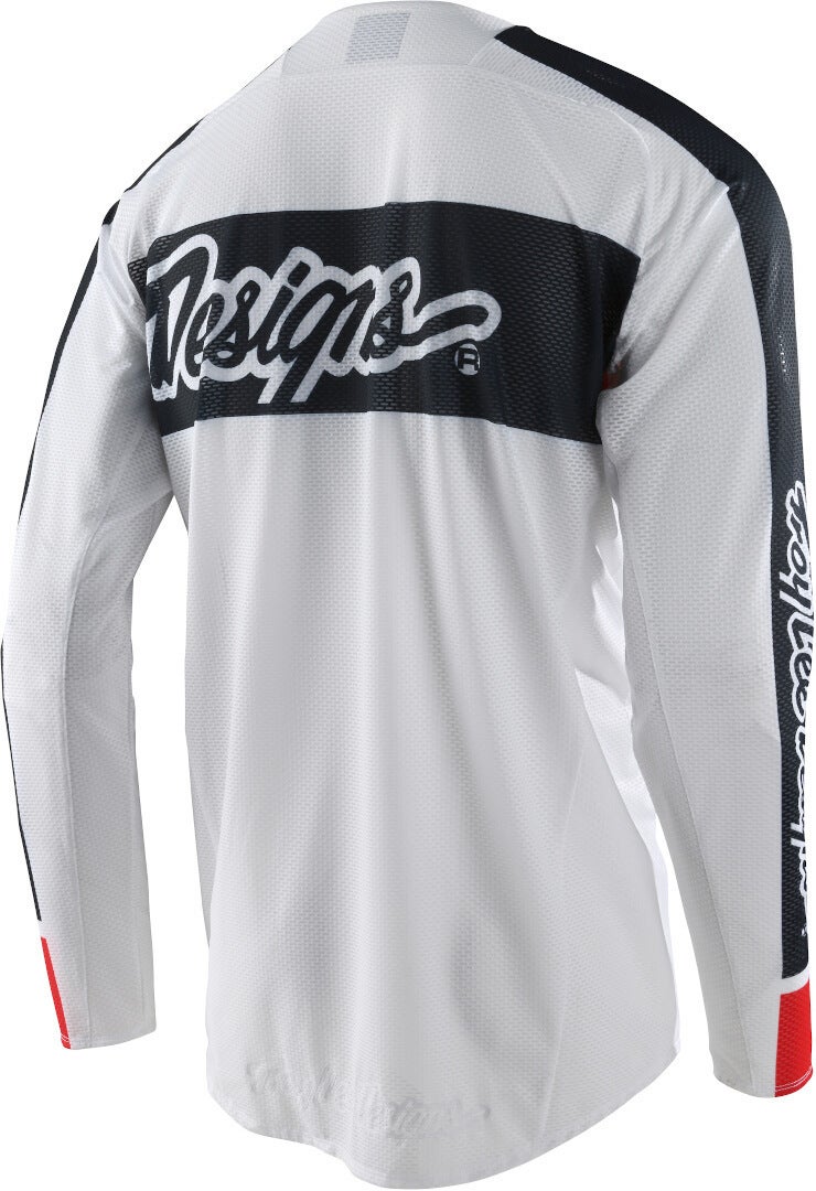Troy Lee Designs SE Pro Air Vox Motorcross Jersey wit/blauw L Figuur 2