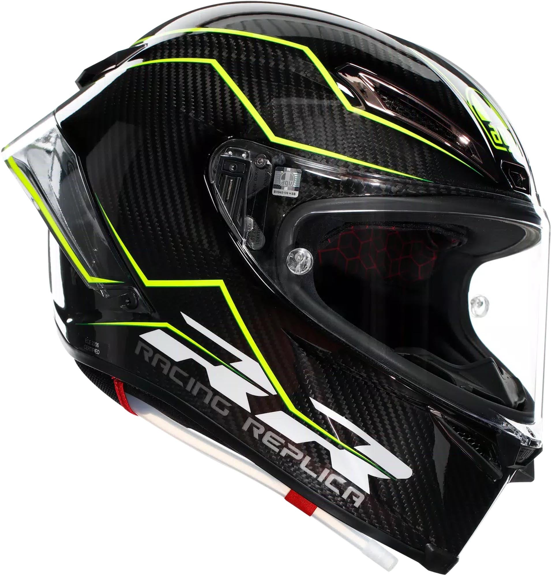 AGV Pista GP RR Performante Carbon Casco nero/verde S (55/56) Figura 1