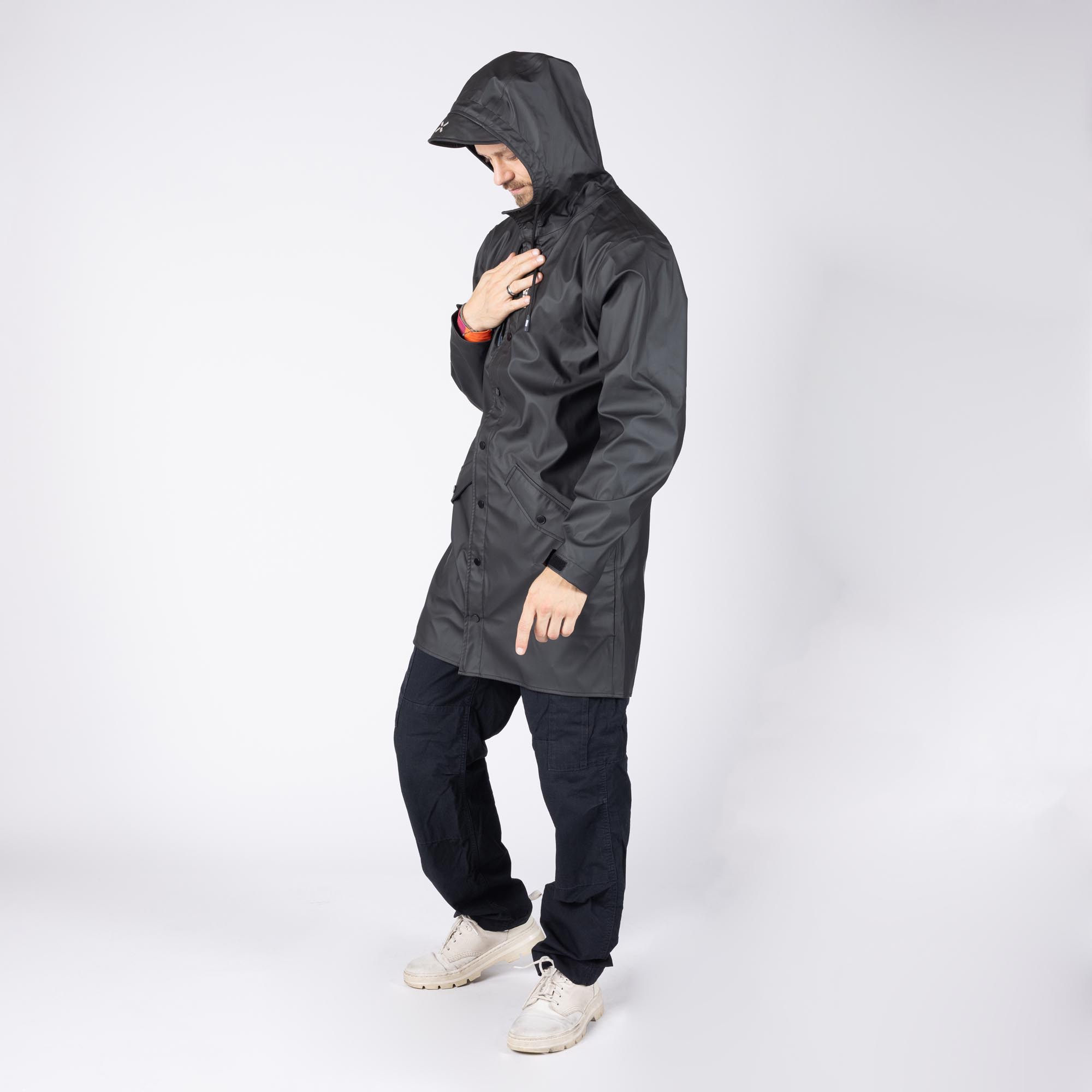 IXS AW 1.0 waterdichte textielparka Zwart S Figuur 4