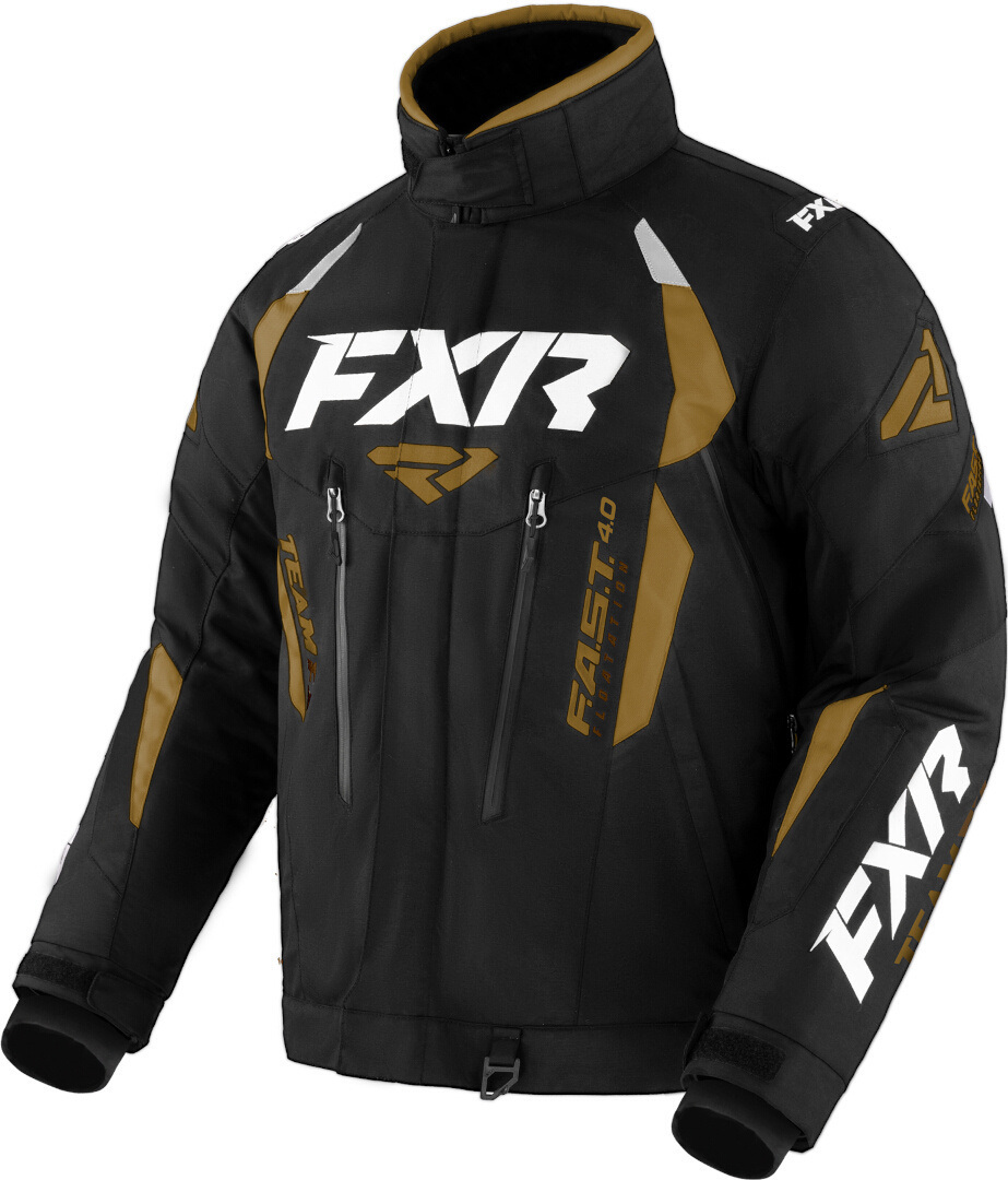 FXR Team FX 2-in-1 2023 Snowmobile Jacket black/brown XL Figure 1