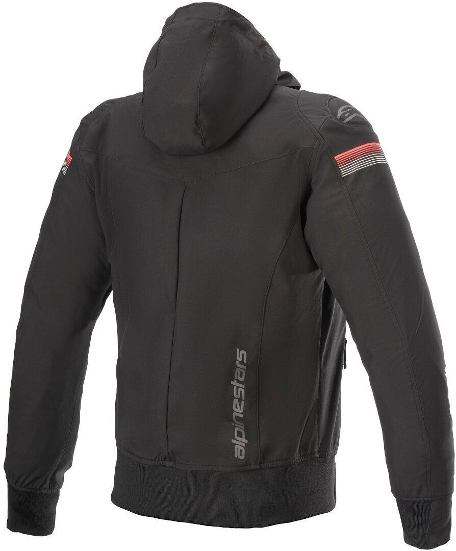 Alpinestars Stella Sektor V2 女性のオートバイのフーディ 黒/赤 L 図2