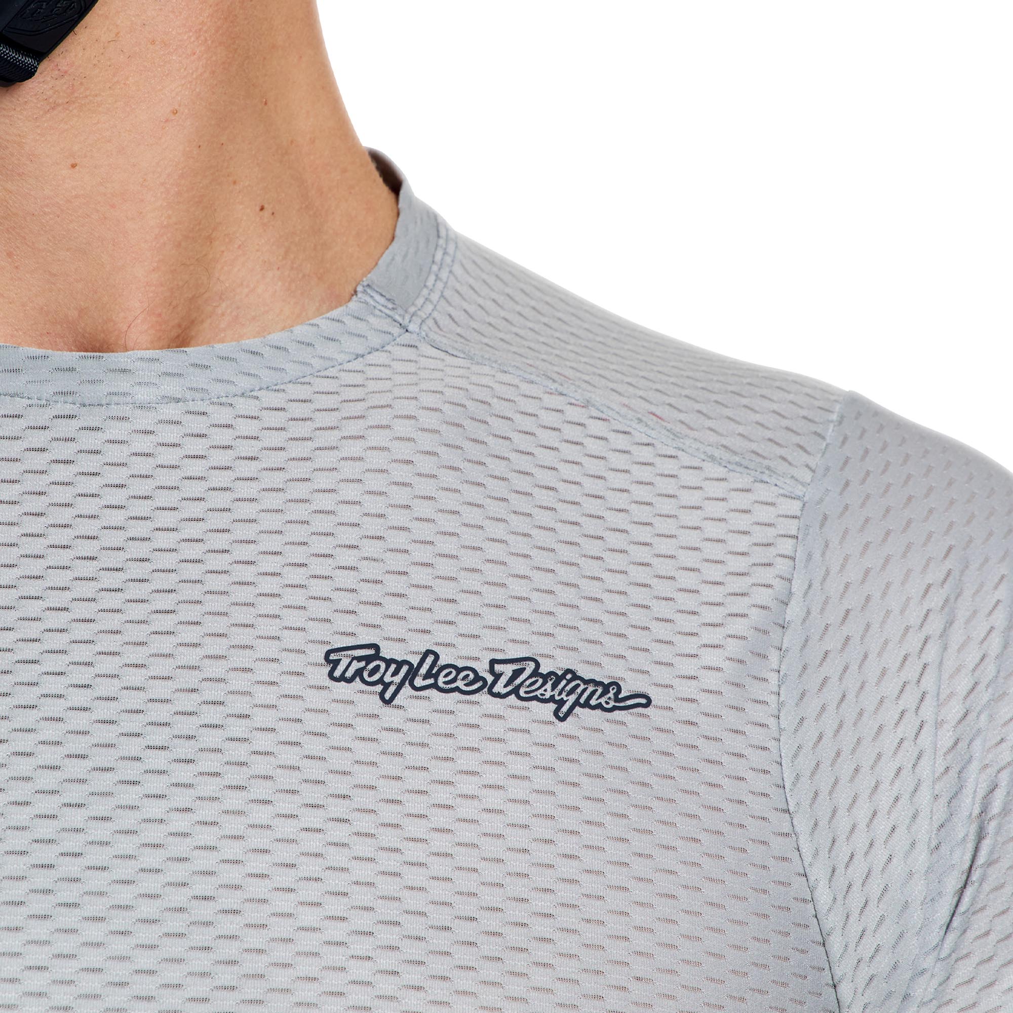 Troy Lee Designs Skyline Pro Air Mono Short Sleeve Bicycle Jersey light grey M Figure 4