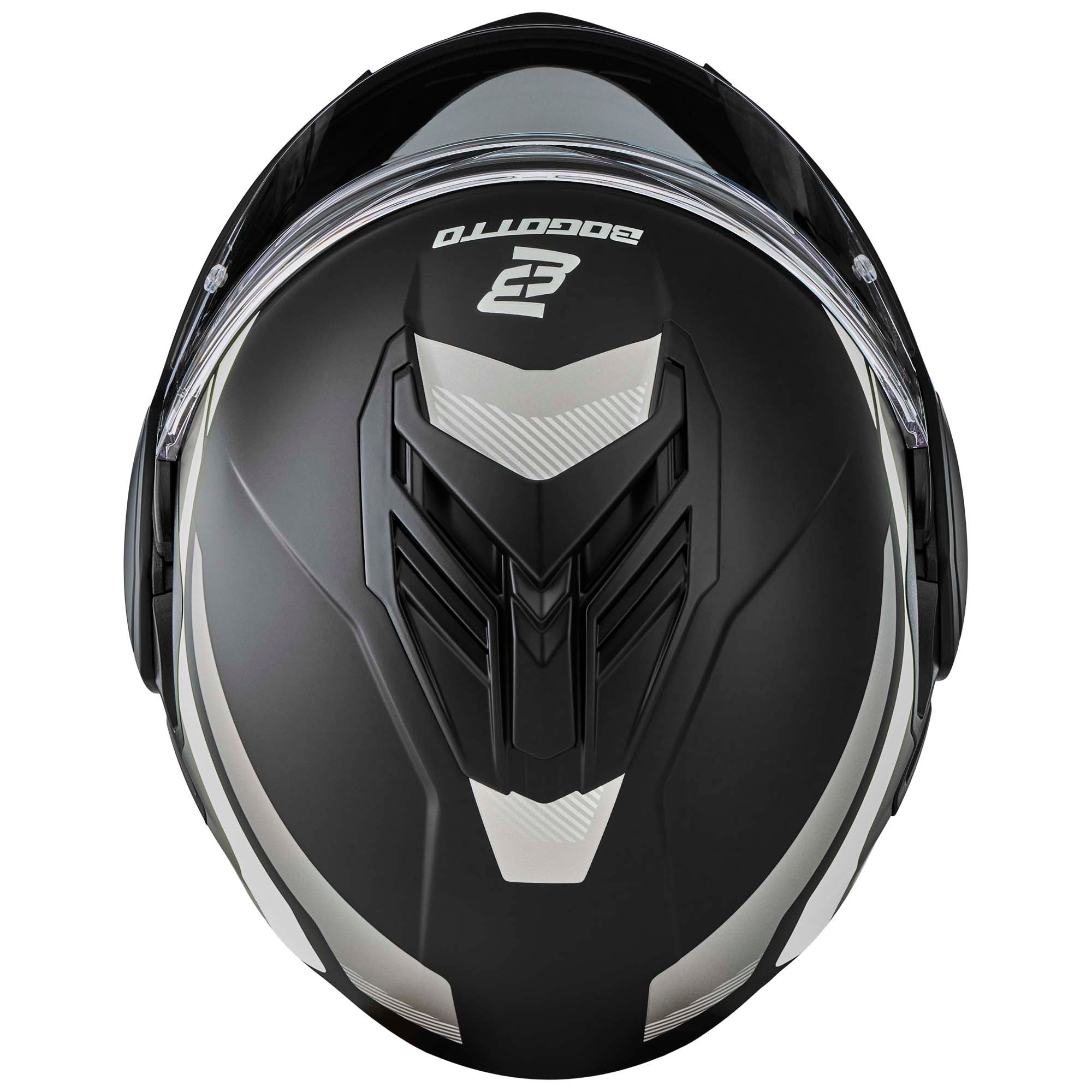 Bogotto FS-X600 Atyr Κράνος μαύρο ματ/γκρι Λ (59/60) Γράφημα 6