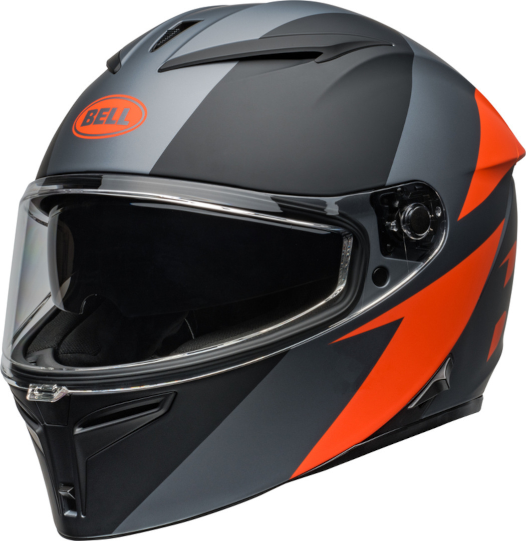 Bell Men's Grey Matt/Orange Lithium Shear Helmet