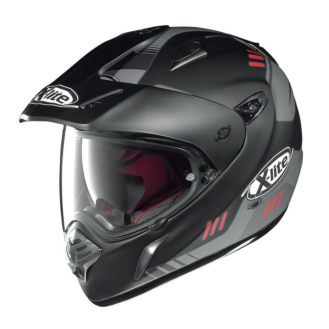 X-Lite X-551 GT Calama N-Com Capacete preto fosco/vermelho L (58/59) Figura 1