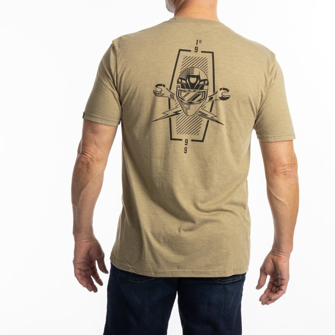 Klim Petrol Tri-Blend T-Shirt brown/black M Figure 4