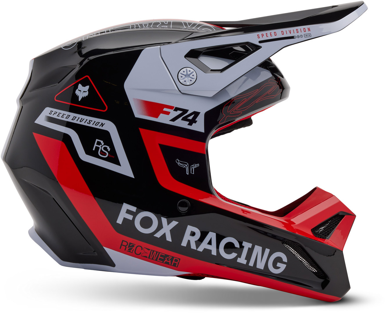 FOX V1 Race Spec MIPS Casco da motocross rosso XXL (63/64) Figura 6