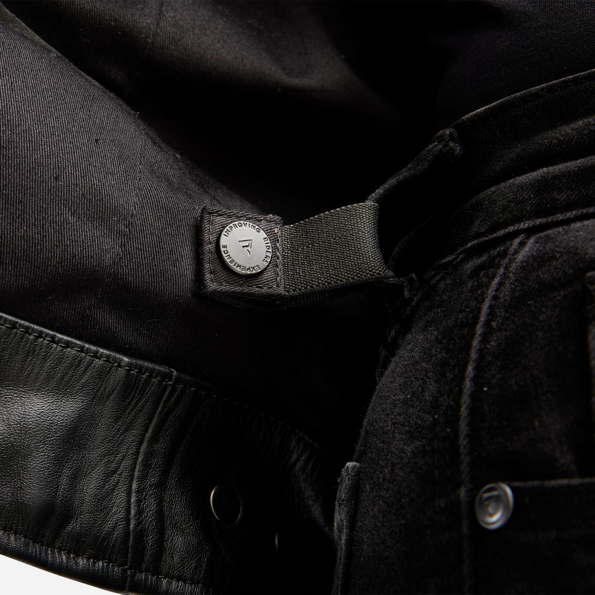 Side view of Rebelhorn Hunter 2 Ladies Motorcycle Leather Jacket