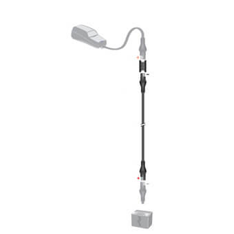 OPTIMATE Ladekabel Verlängerung 4,6m SAE-Stecker Figura 1