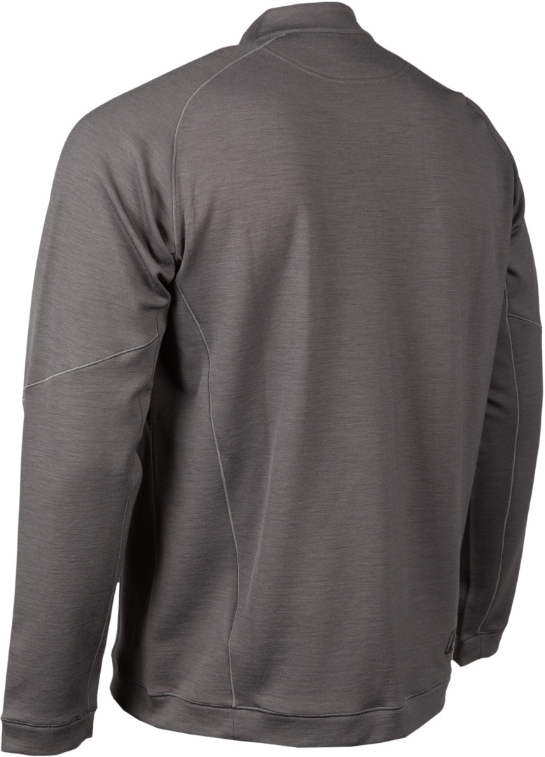 Klim Teton Merino 1/4 Zip Functioneel shirt grijs L Figuur 2