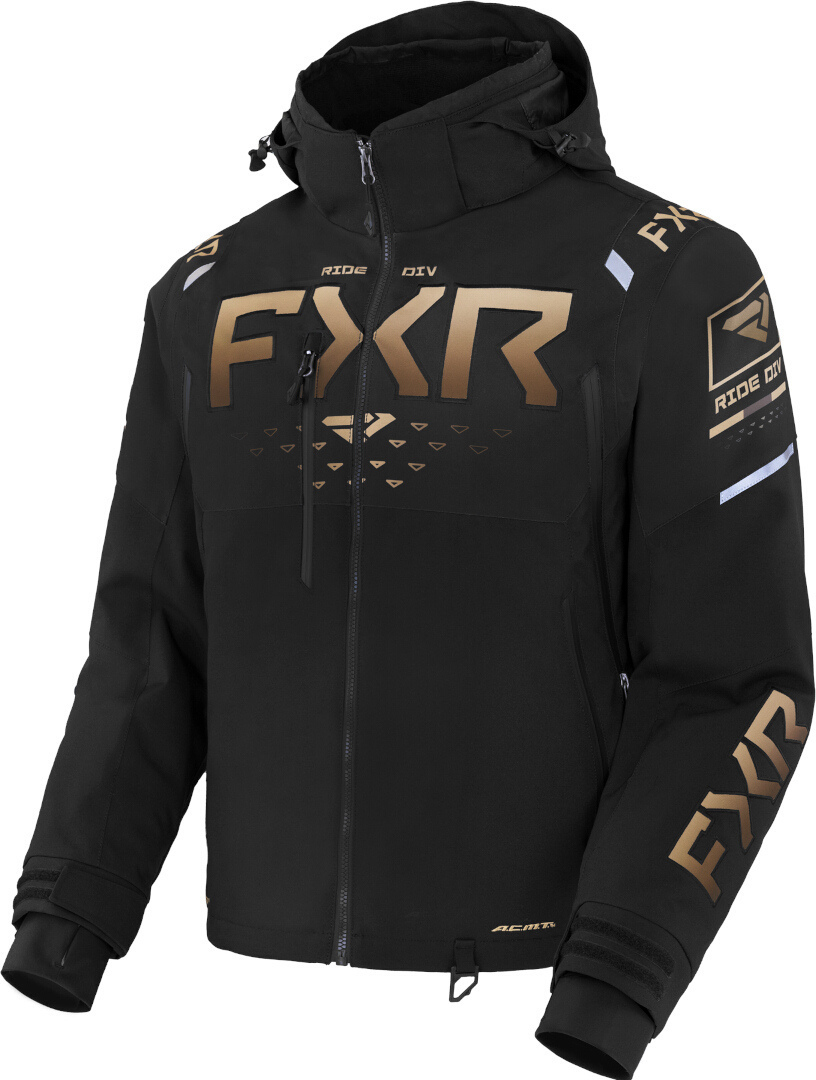 FXR Helium X 2-in-1 2023 Snowmobile Jacket black/brown M Figure 1