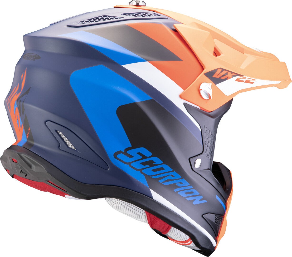 Scorpion VX-22 Air Beta Casco da motocross Arancione/blu L (59/60) Figura 2