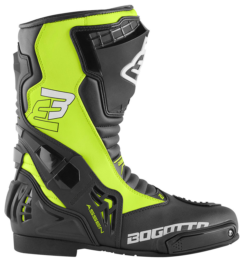 Bogotto Assen Motorcycle Boots black/neon-yellow 41 Figure 2