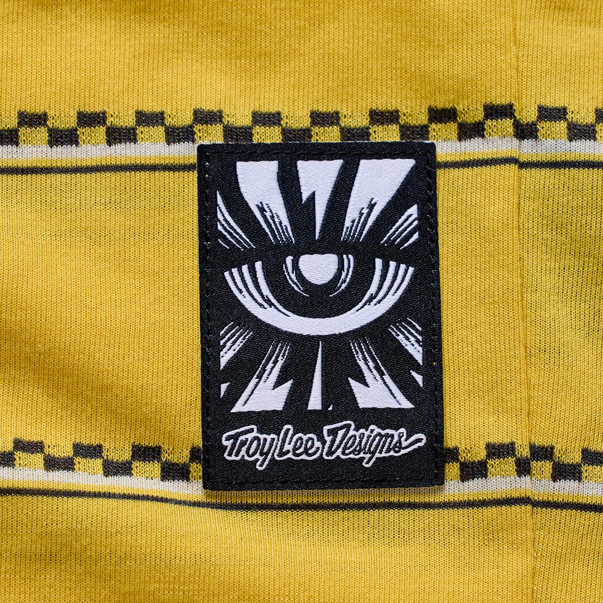 Troy Lee Designs Skyline Fakie Ride Stripe Maillot de vélo jaune/blanc L Figure 7
