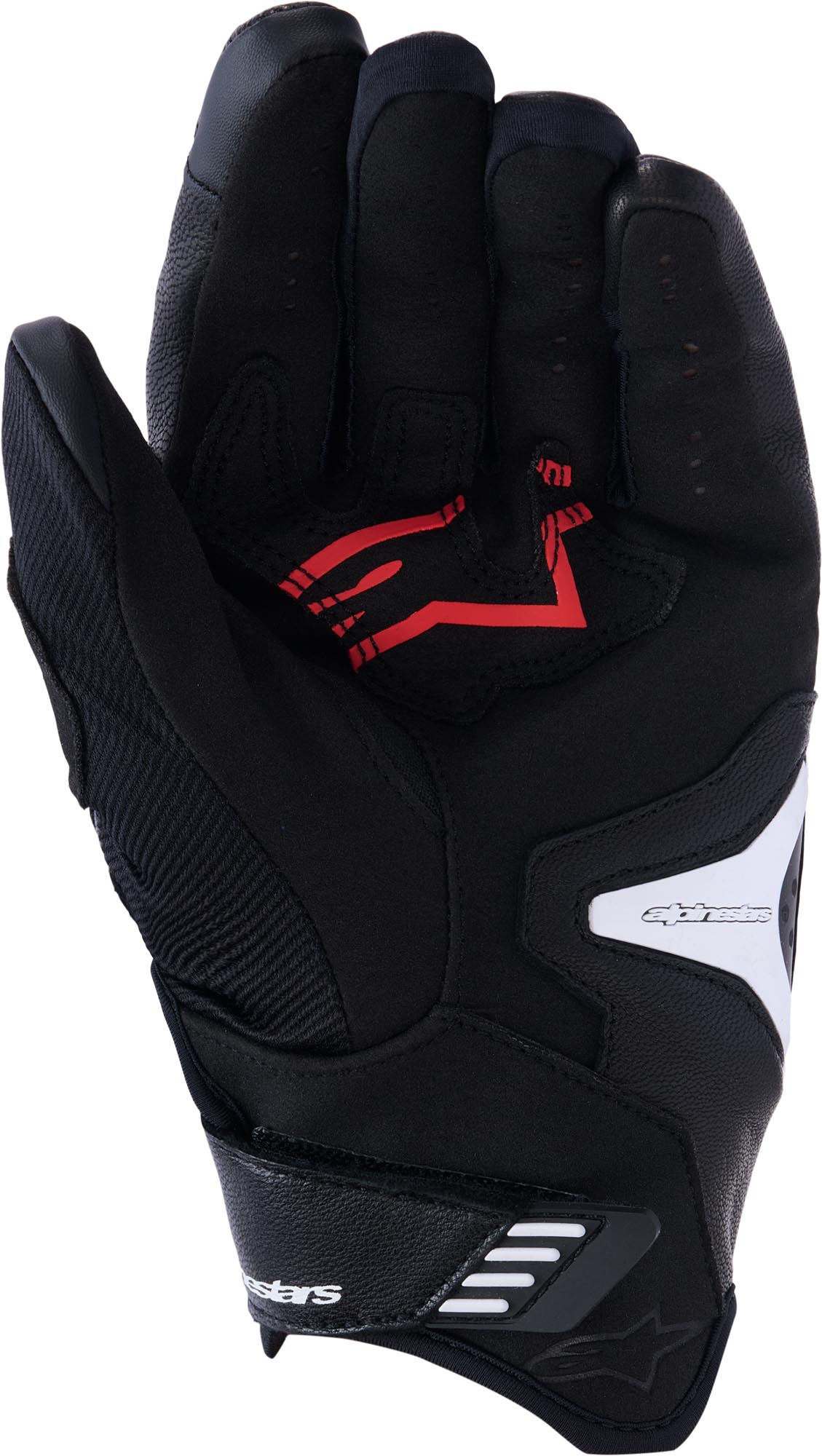 Alpinestars SP-R Pro Motorcykelhandsker sort/hvid/rød L Figur 2