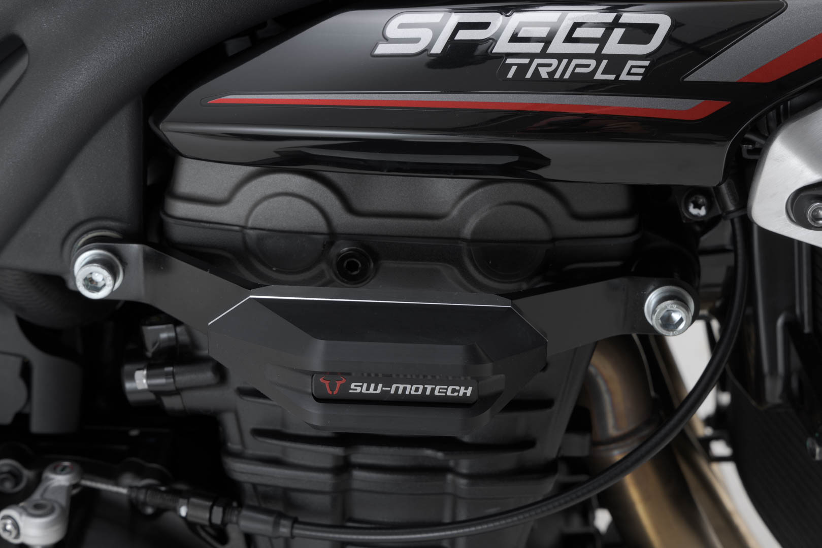 Kit SW-Motech Frame slider - Negru. Triumph Speed Triple 1200 RS (21-). Figura 4