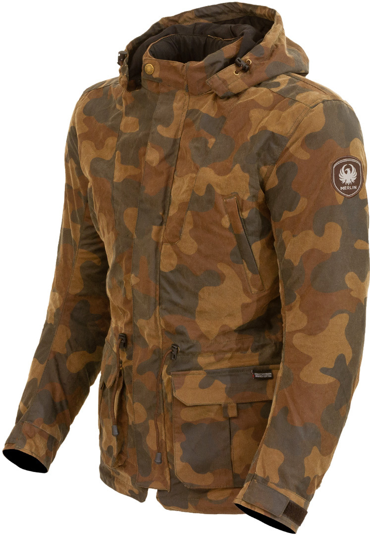 Merlin Belmot Camo Veste de ciré Marron L Figure 4