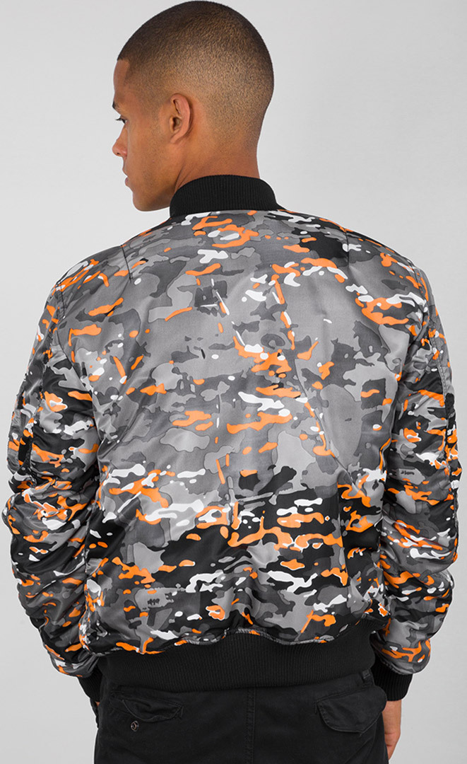 Alpha Industries MA-1 VF 59 Jacket orange/grey S Figure 4