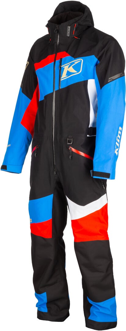 Klim Ripsa 2023 One Piece Snowmobile Suit black/white/red/blue Short S Figure 1