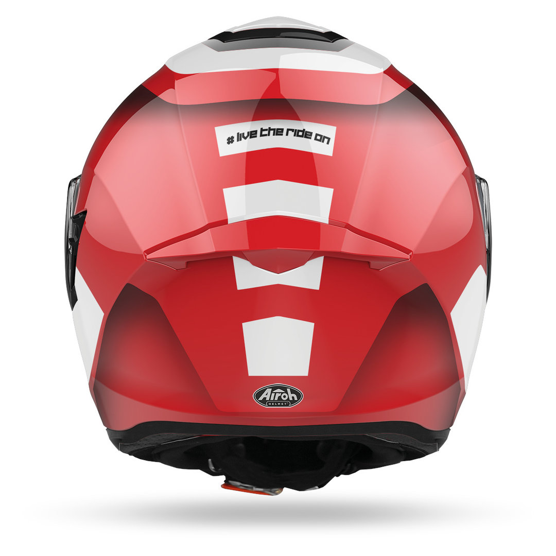 Airoh ST.501 Dock Helm weiß/rot M (57/58) Abbildung 2