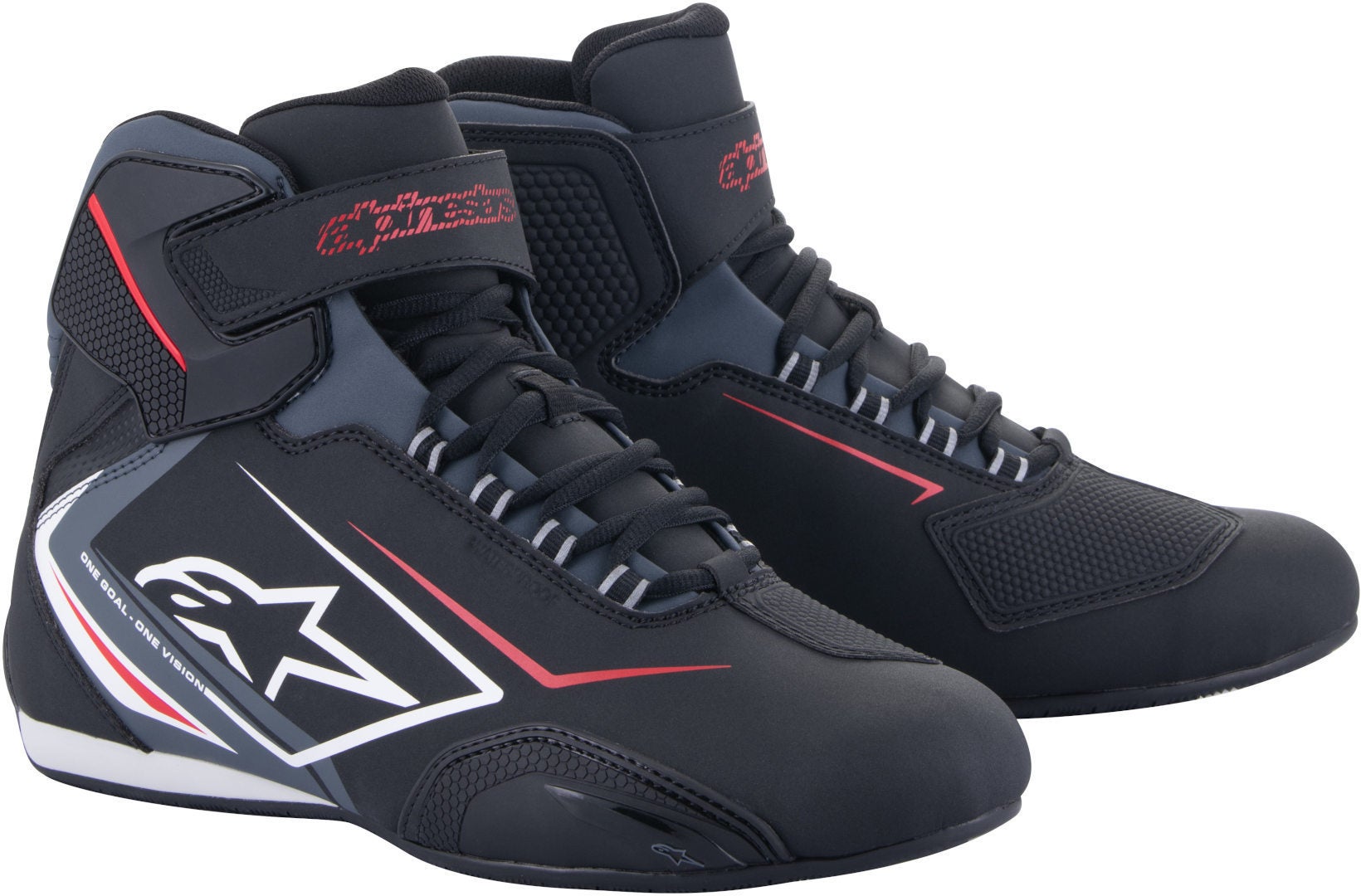 Alpinestars Sektor wasserdichte Motorrad Schuhe schwarz/weiß/grau 43,5 Abbildung 1