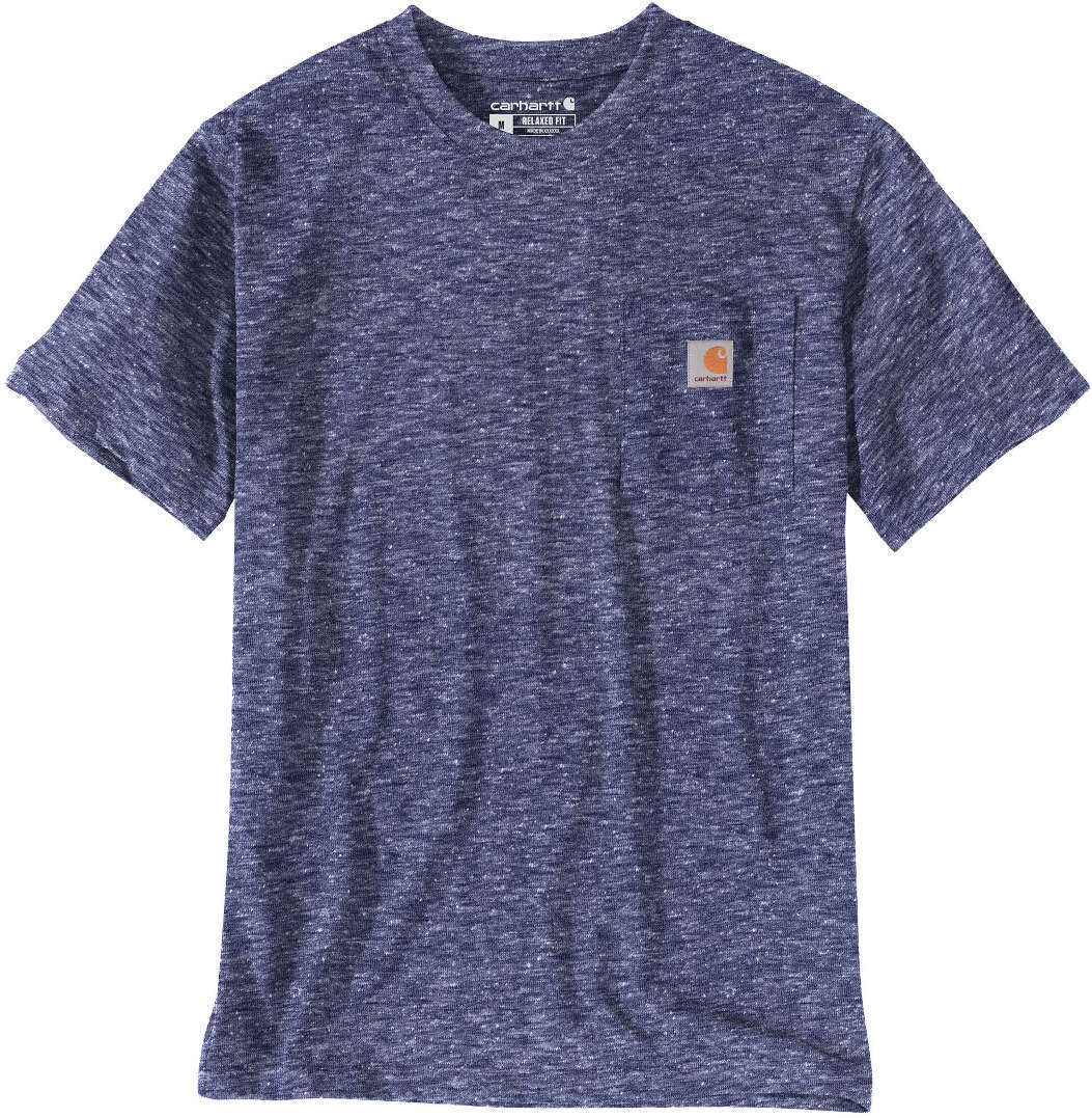 Carhartt Workwear Pocket Triko tmavě modrá/bílá M Obrázek 1