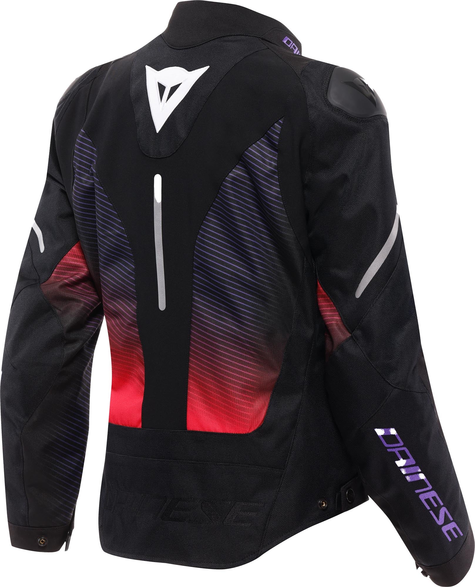 Dainese Super Sprint D-Dry 방수 숙녀 오토바이 재킷 검정/분홍색 50 그림 2