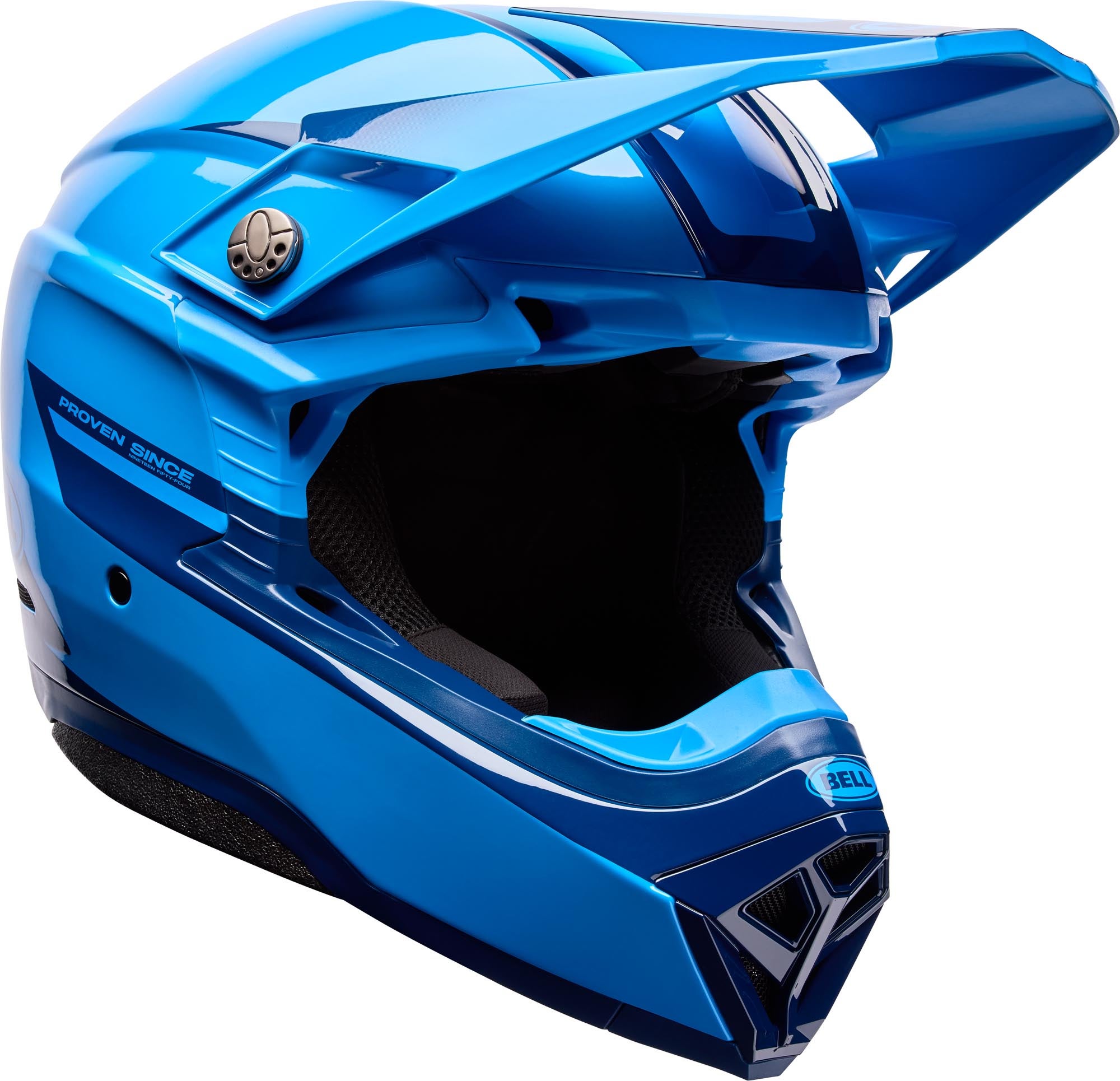 Bell Men's Blue Moto-10 Mips Fade Motocross Helmet