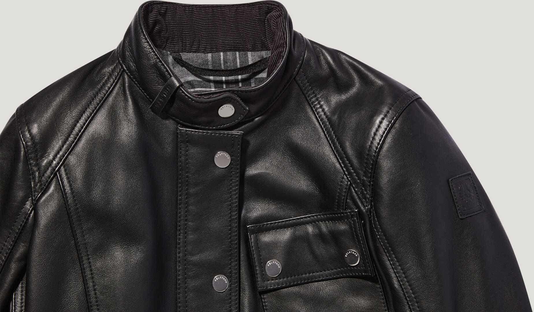 Belstaff Penrith Damen Motorrad Lederjacke XXL Abbildung 5