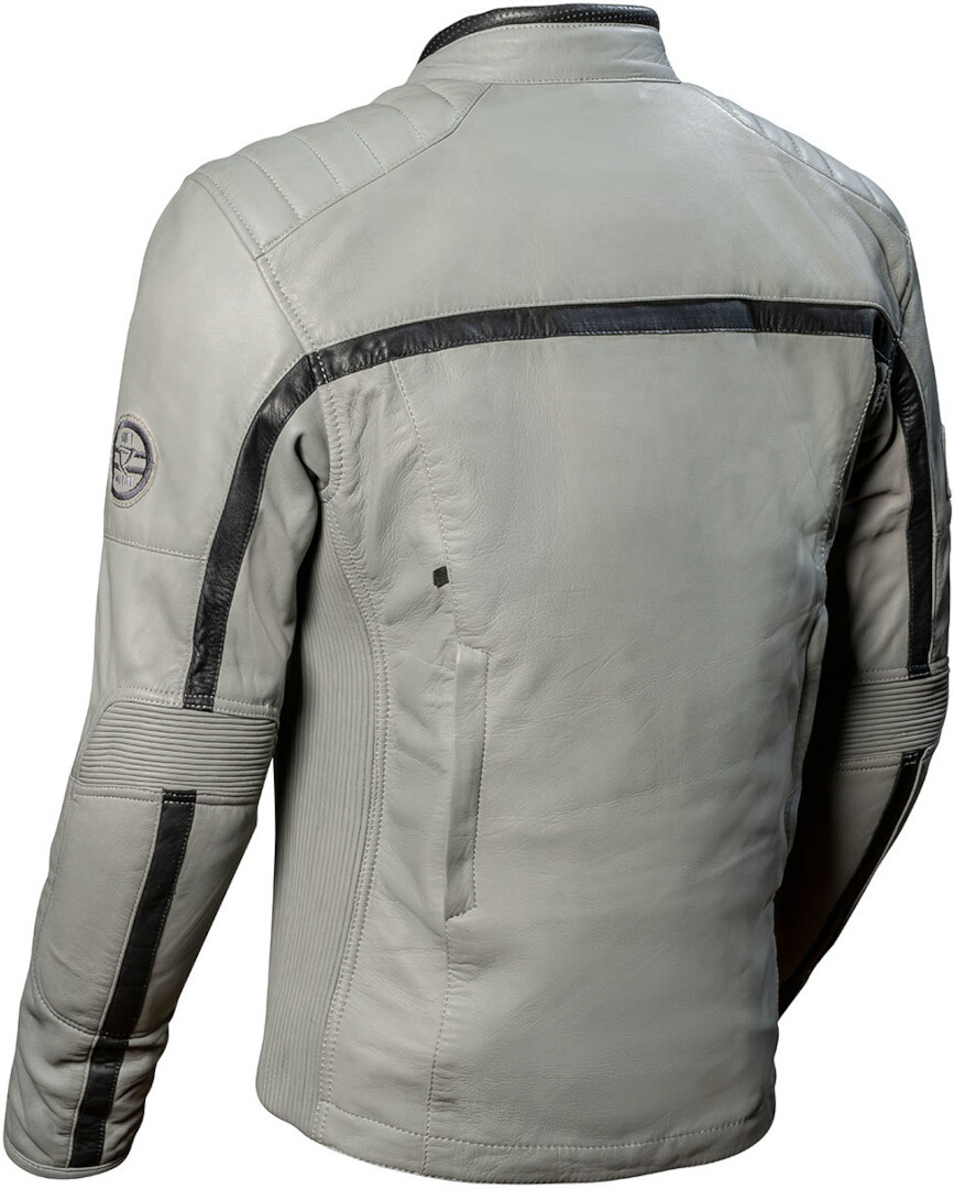 DIFI Houston Motorcycle Leather Jacket light grey/black 56 Figure 2