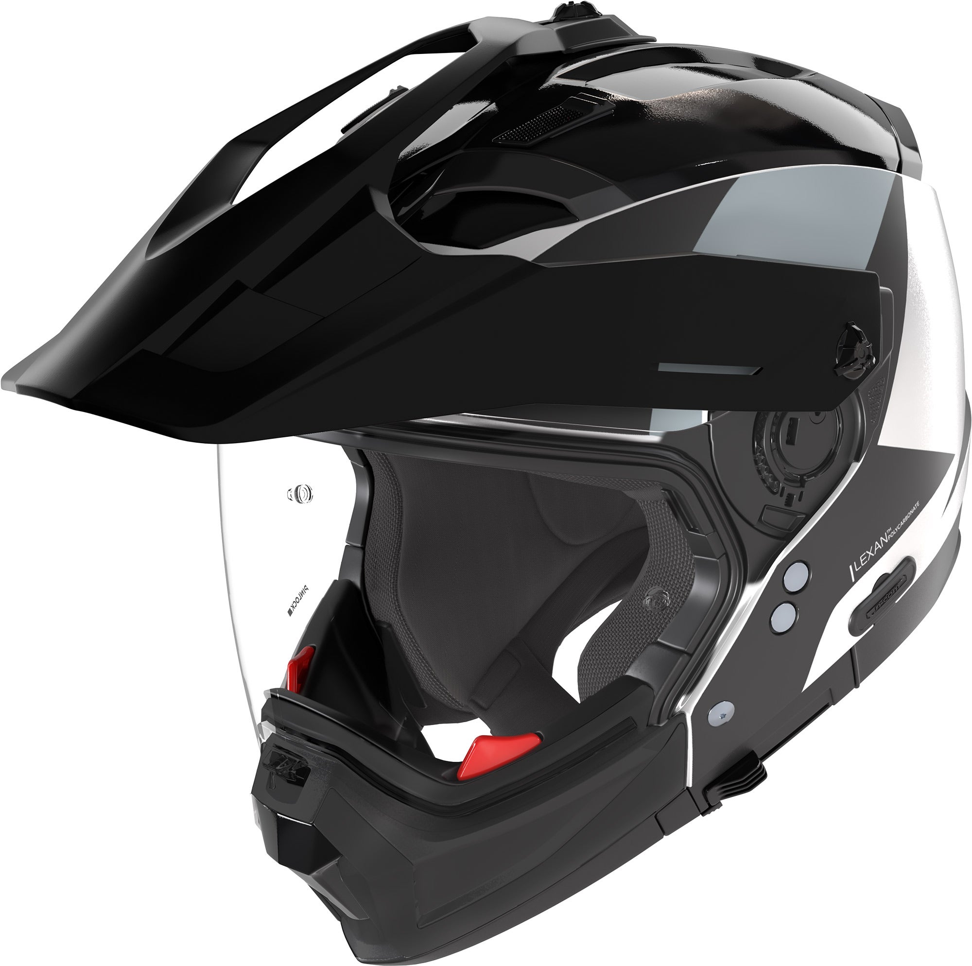 Nolan N70-2 X 06 Turbine Helm schwarz/weiß XXS (54) Abbildung 1
