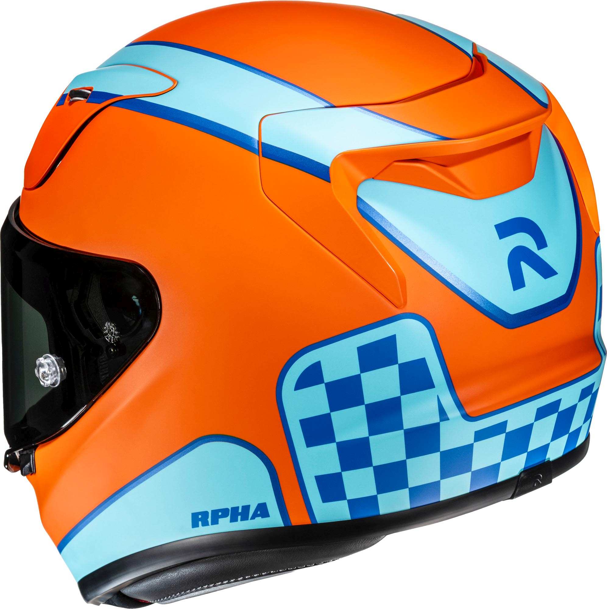 HJC RPHA 12 Respon Casco naranja/azul XL (60/61) Figura 3