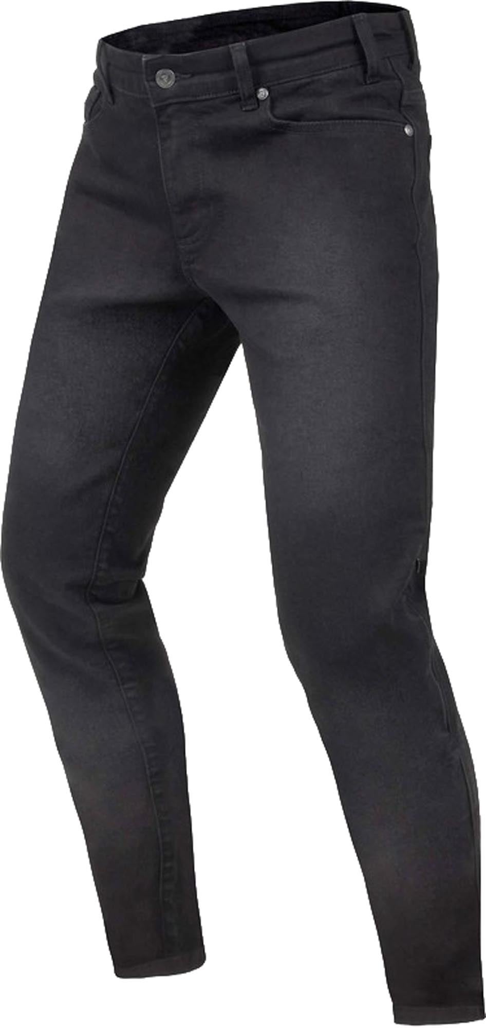 Rebelhorn Classic 3 Slim Fit Motorcykeljeans Sort udvasket 40 (32) Figur 1
