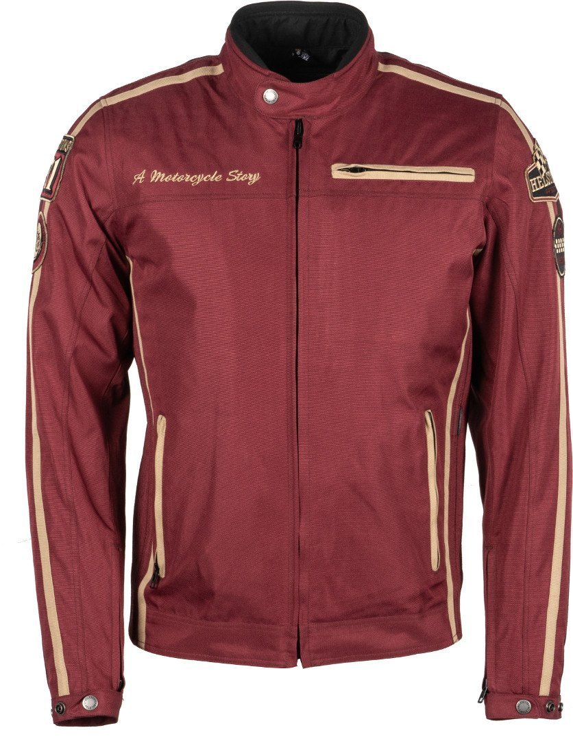 Helstons King Giacca tessile moto Rosso Borgogna M Figura 1