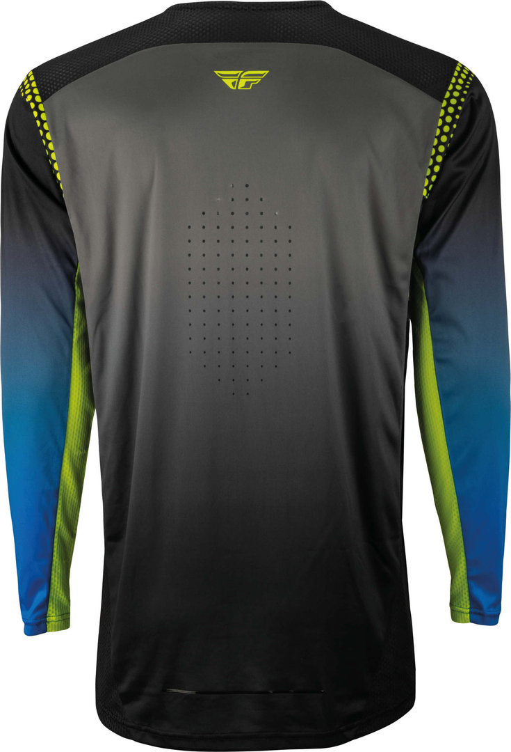 Fly Racing Lite 2023 Tricou de motocross galben/gri/albastru XXL Figura 2