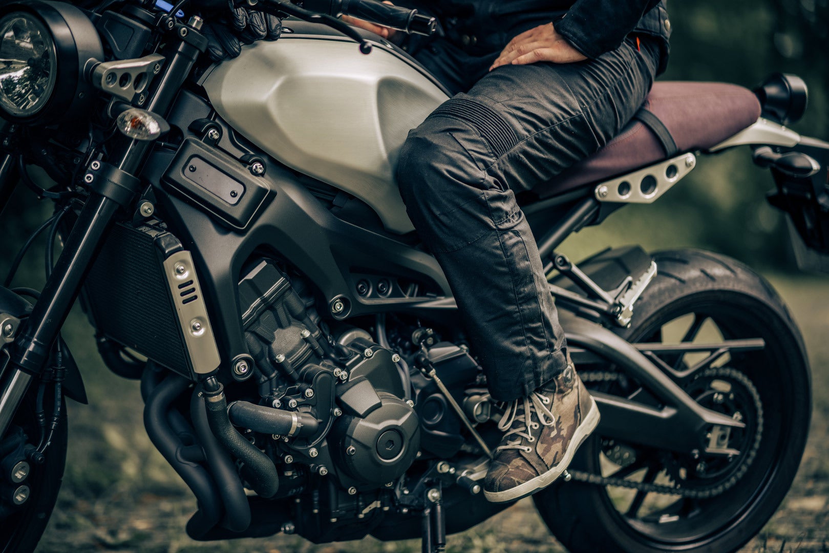 Merlin Lombard Motorcycle Waxed Pants black L L32 Figure 3