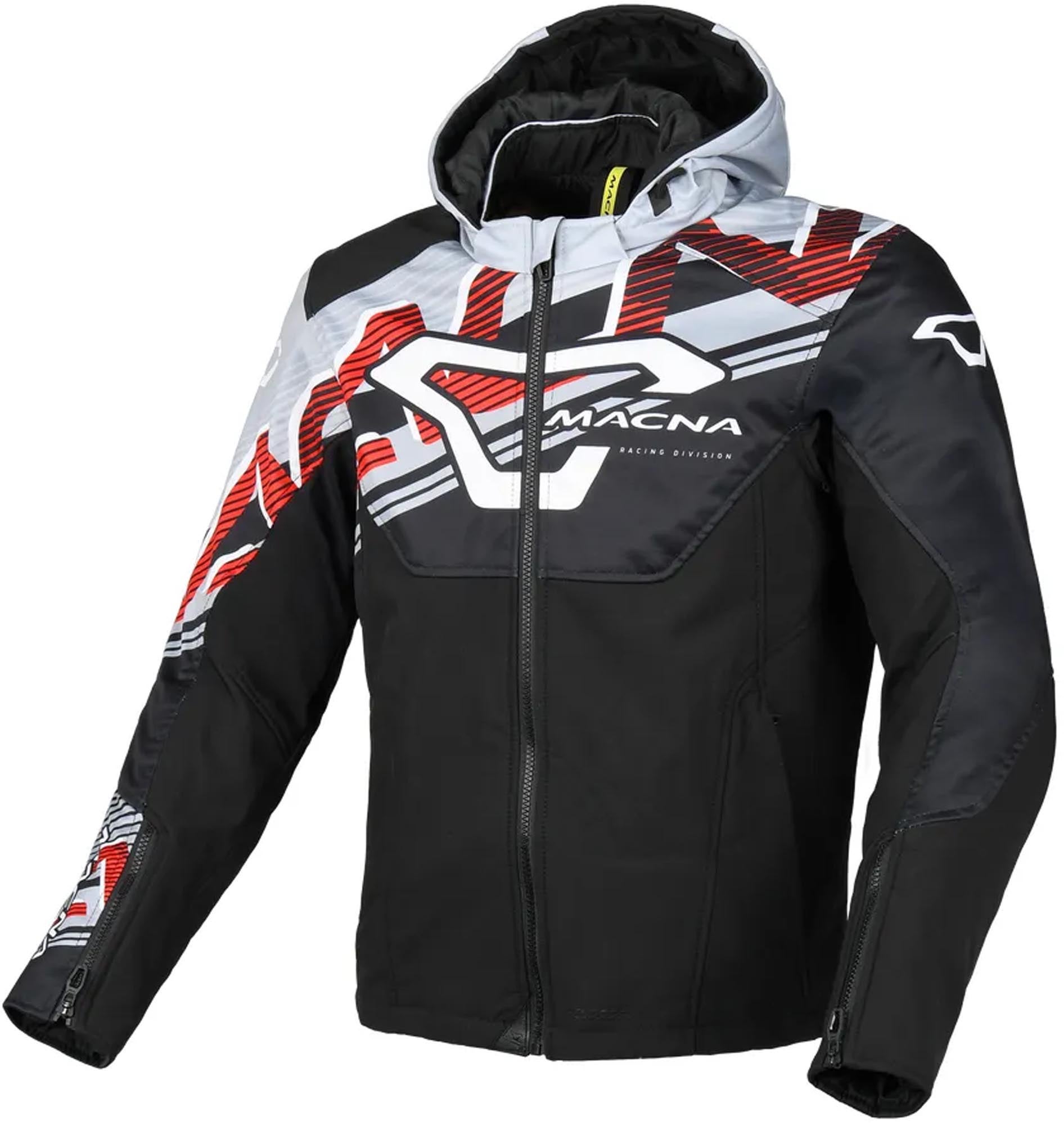 Macna Atracor Giacca tessile moto nero/grigio M Figura 1