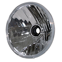 SHIN YO H4-Scheinwerfer-Einsatz, symmetrischer Prismenreflektor mit Klarglas, 7 Zoll Figura 1