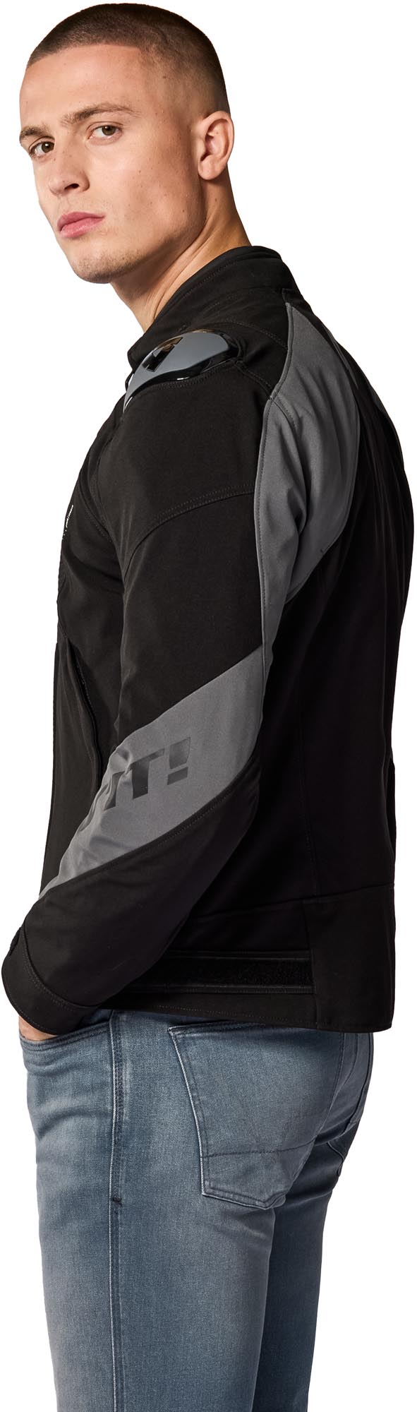 Revit Hyperspeed 3 H2O Veste textile moto imperméable noir/gris M Figure 5
