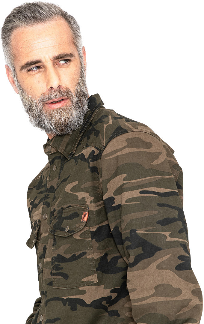 John Doe New Camouflage Motorrad Hemd L Abbildung 19