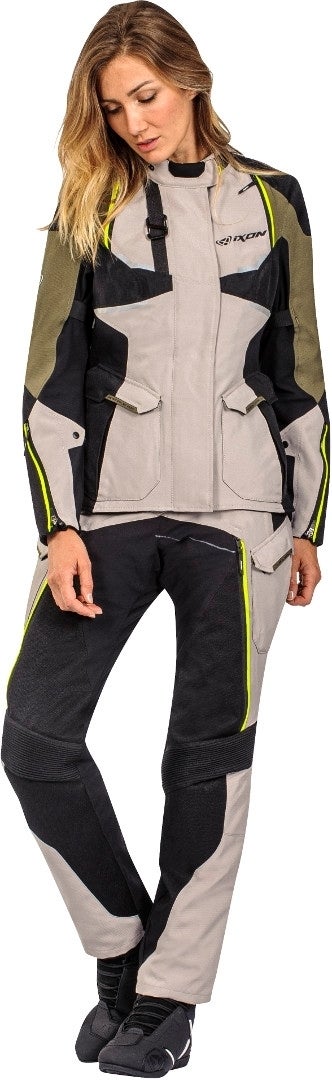 Ixon Eddas Damer Motorcykel Tekstil Bukser Sort/oliven M Figur 3