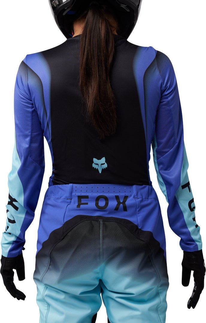 FOX Flexair Infinite Camisa de motocross feminina preto/azul XL Figura 2
