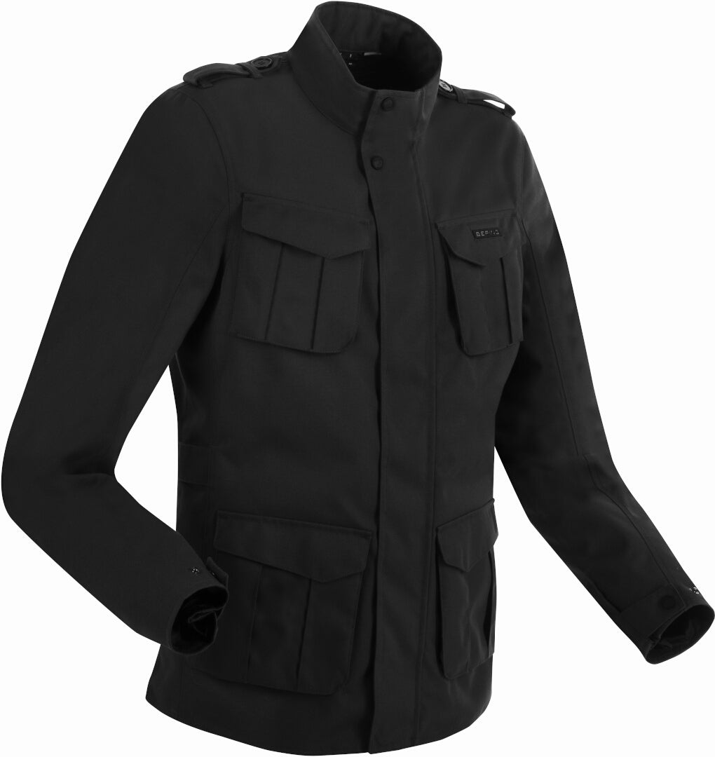 Bering Norris Evo waterproof Motorcycle Textile Jacket black XXL Figure 1