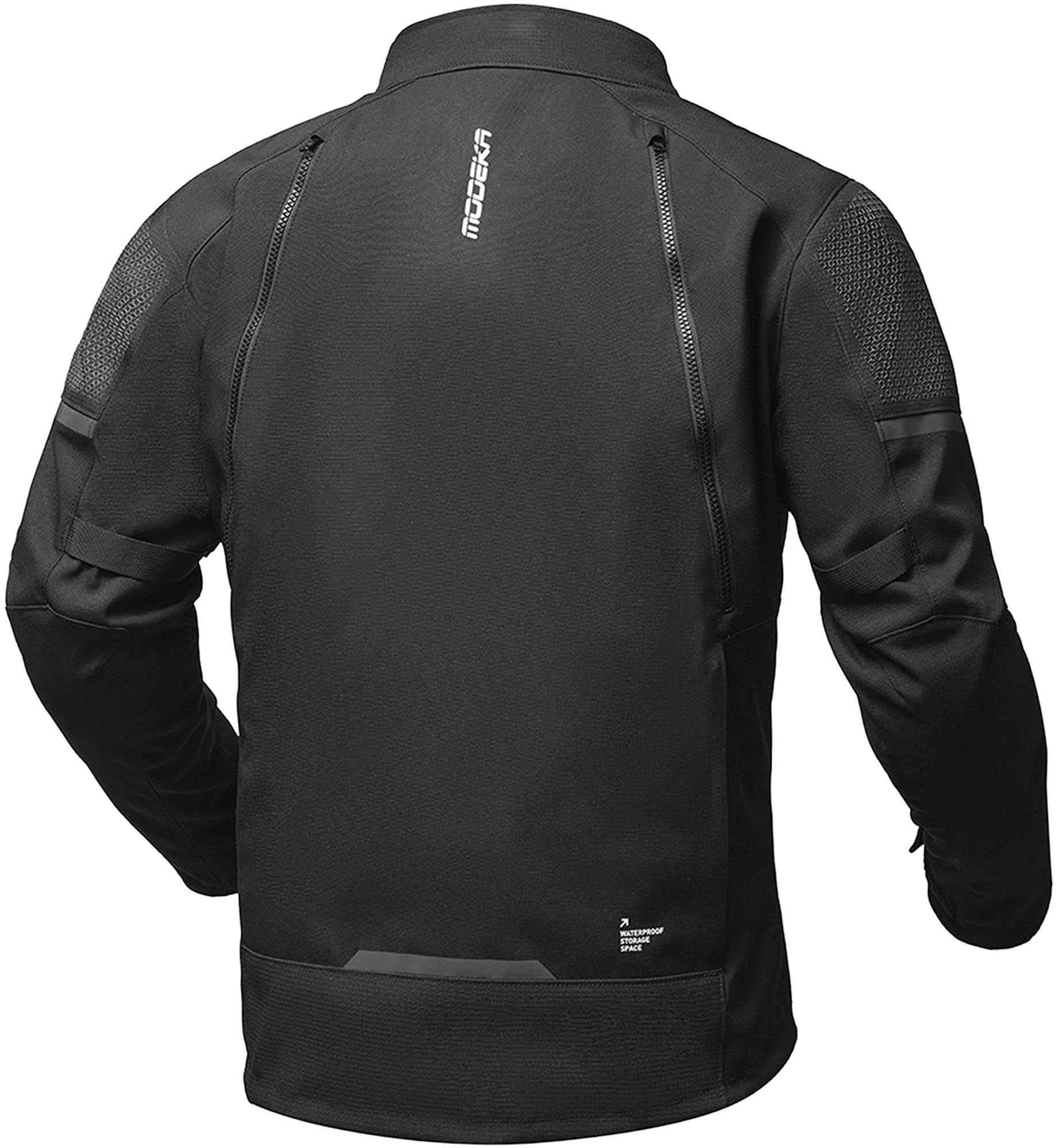 Modeka Muva Motorcycle Textile Jacket black 5XL Figure 2